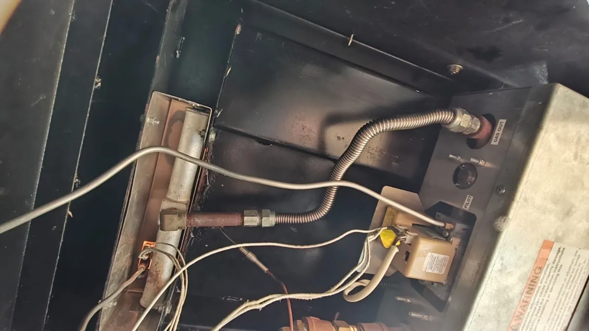 Quemador, válvula de gas y conjunto del piloto del horno Wood Stone
