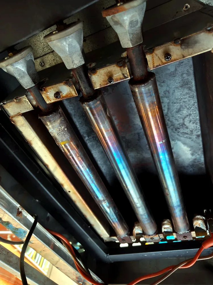 mantenimiento de quemadores atmosféricos de horno industrial a gas
